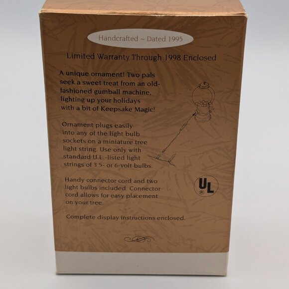 Hallmark Keepsake Goody Gumballs! Light Magic 1995, Vintage Christmas Ornament - Picture 10 of 12